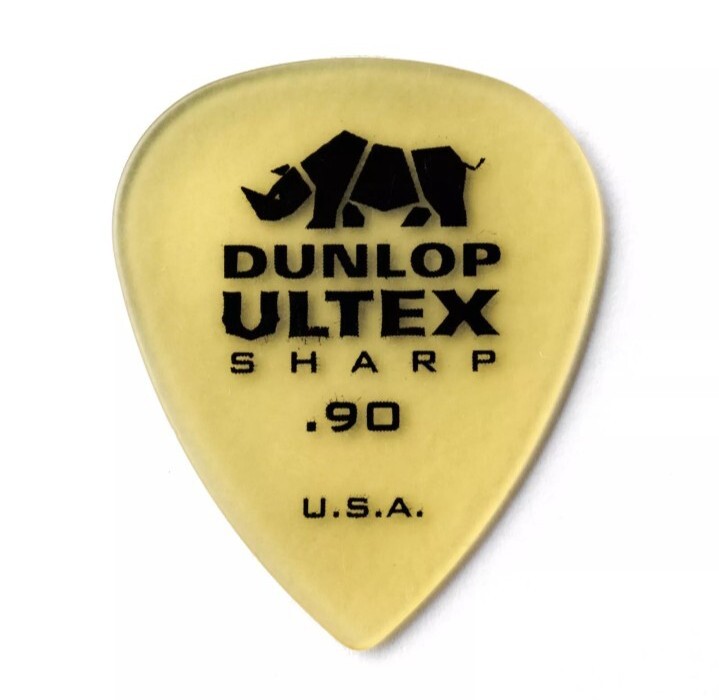 Dunlop Guitar Picks 3 Pack Ultex Sharp .90mm Heavy