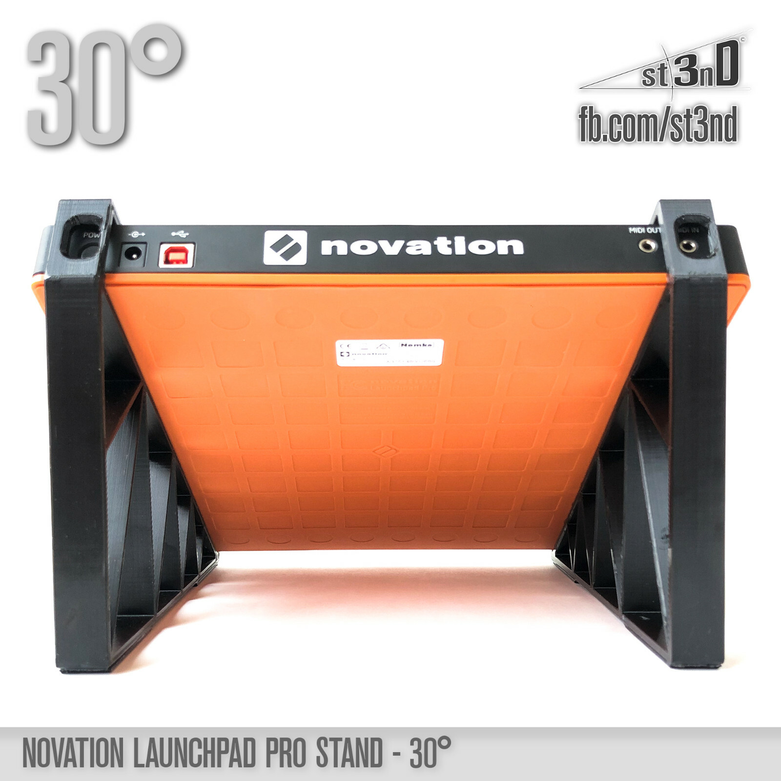 NOVATION LAUNCHPAD PRO STAND - 30 degrees - 3D printed - 100% Buyer satisfaction