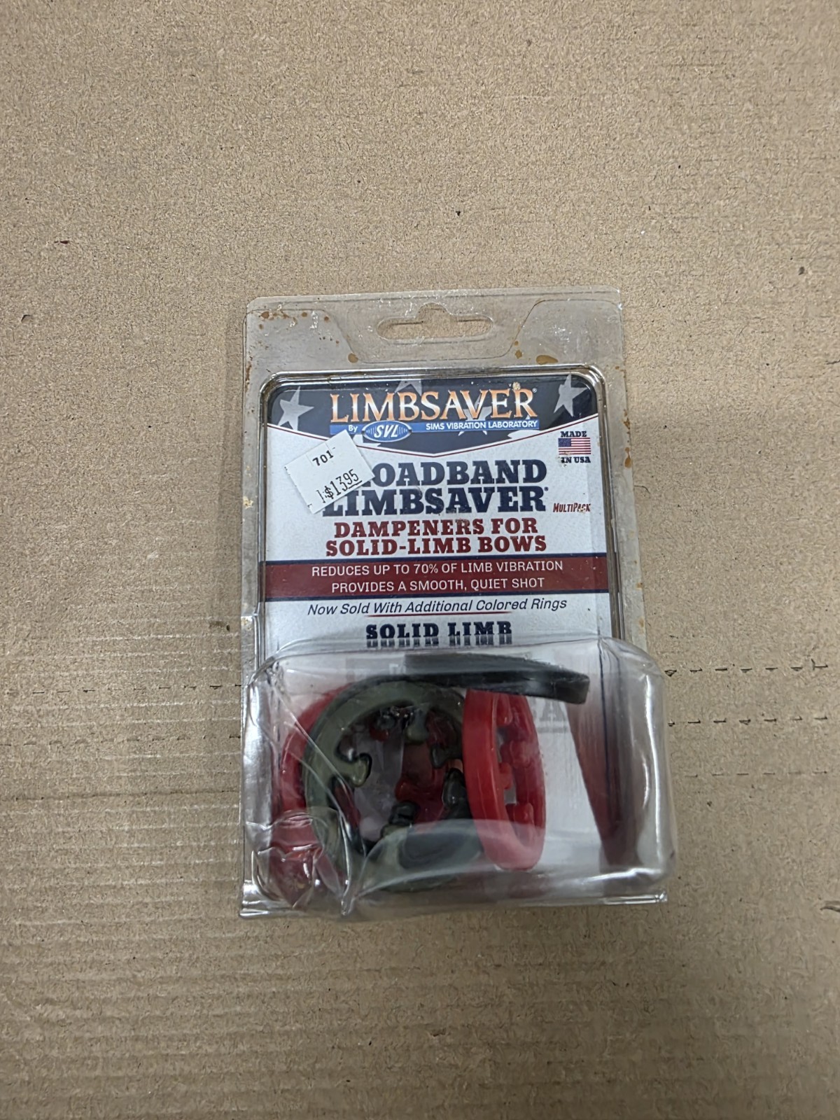 LimbSaver Broadband Accessory Band 6-Pack BLACK GREEN RED Bow Hunting Dampers