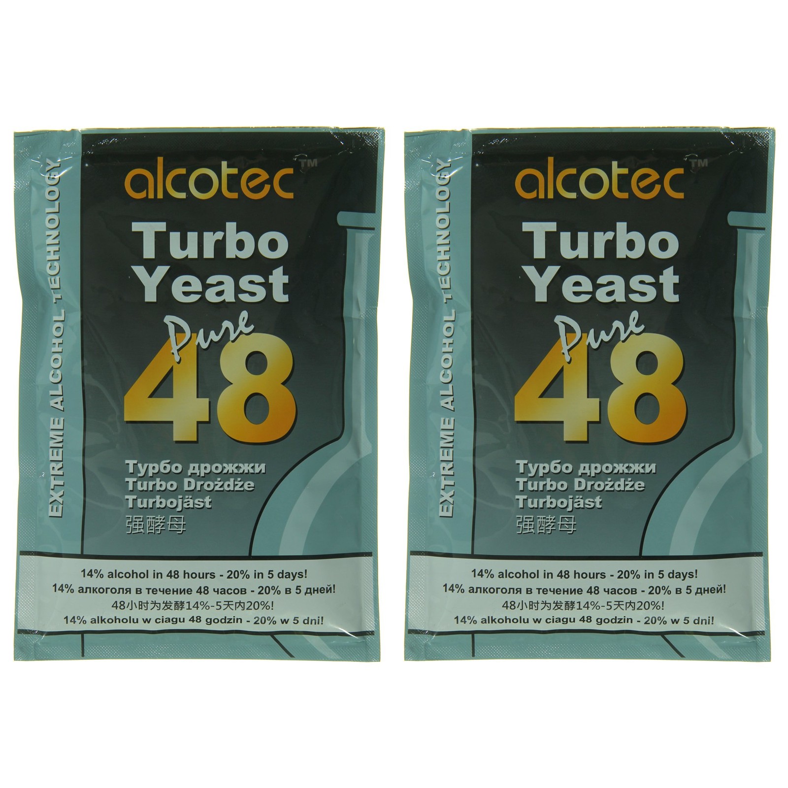48 Hour Turbo Yeast | Brewers Yeast Powder| Wine Yeast for Wine Making | Dry Yea