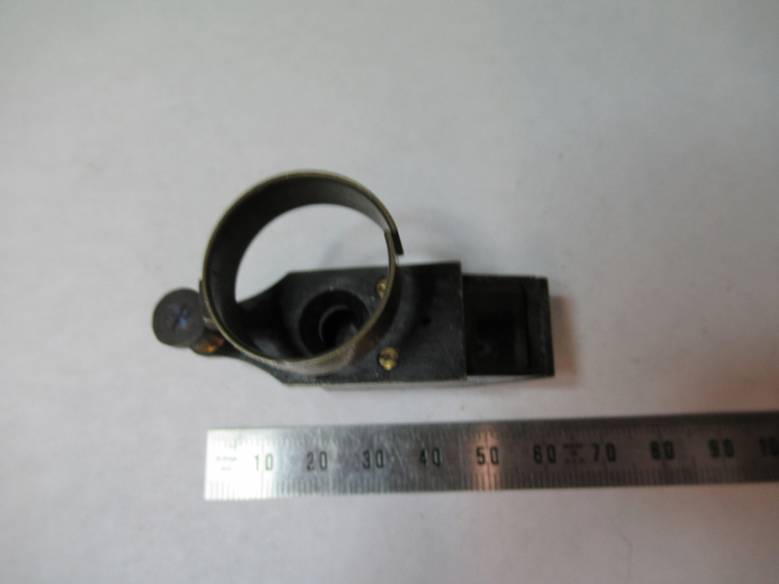 ANTIQUE BRASS NACHET PARIS PROJECTION PRISM ASSEMBLY MICROSCOPE PART X2-A-14