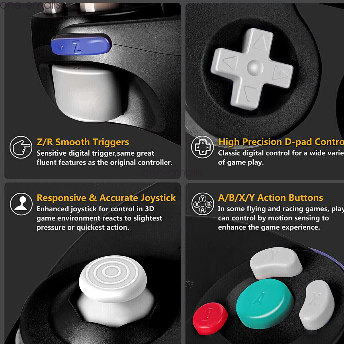 Wired Gamepad for Nintendo GameCube Console Wii U Nintendo Switch PC Controller