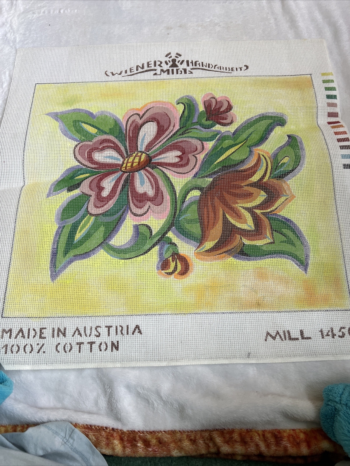 hand painted needlepoint canvases