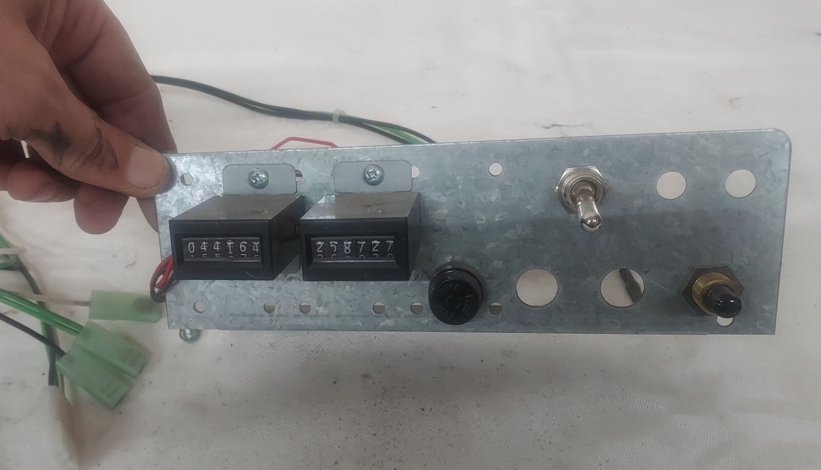 Coastal Amusements DISCO DUCK Arcade Game Counters, Power/Service Switches Plate