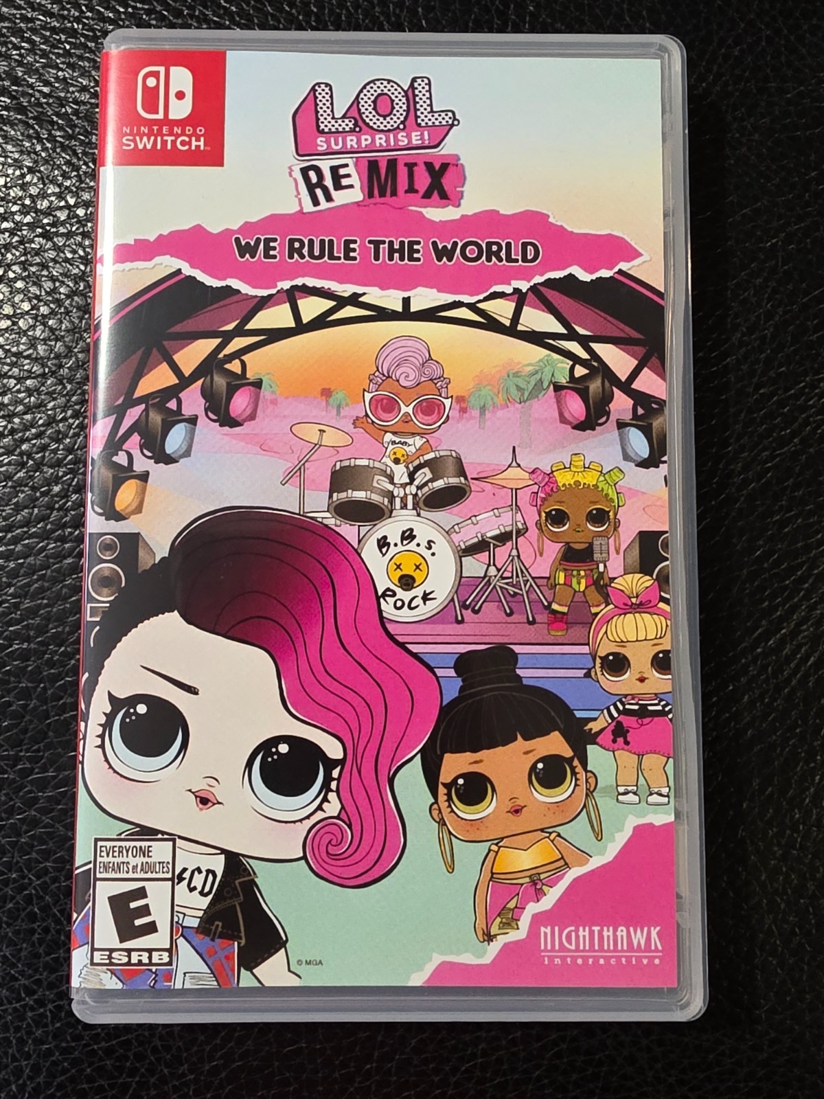 Replacement Case (NO GAME) Nintendo Switch L.O.L. Surprise! Remix: We Rule The