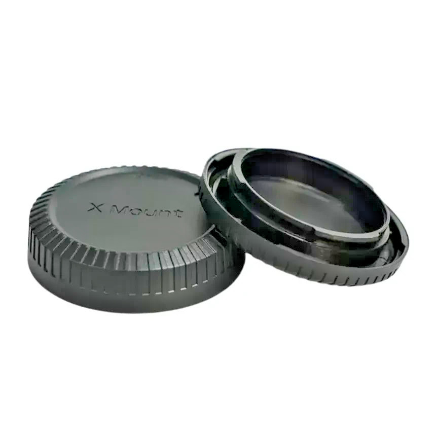 FX Mount Body Cap + Lens End Cap set for Fujifilm Fuji  mount Cameras & Lens