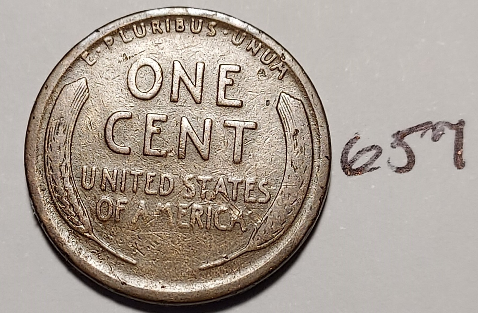 1921-S Lincoln Wheat Cent BELOW FINE #657