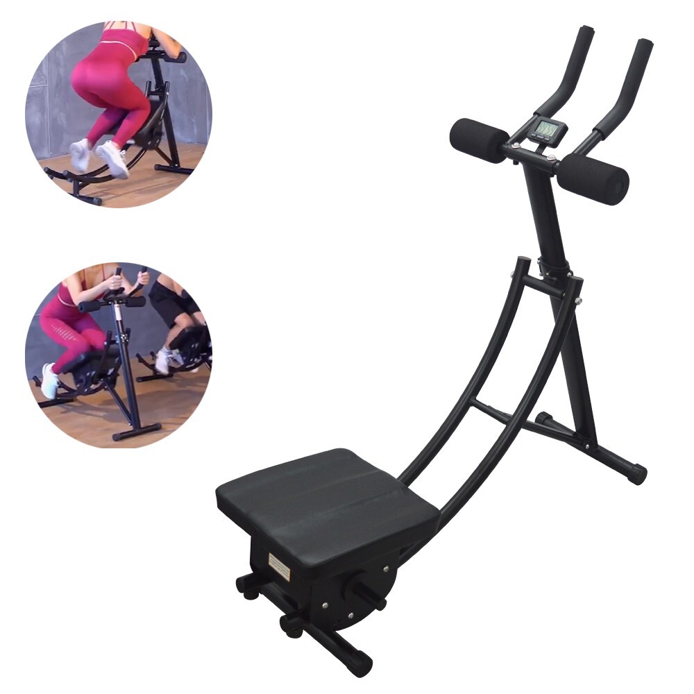 Abdominal Muscle Trainer Toning Machine Roller Crunch Coaster Fitness Machine