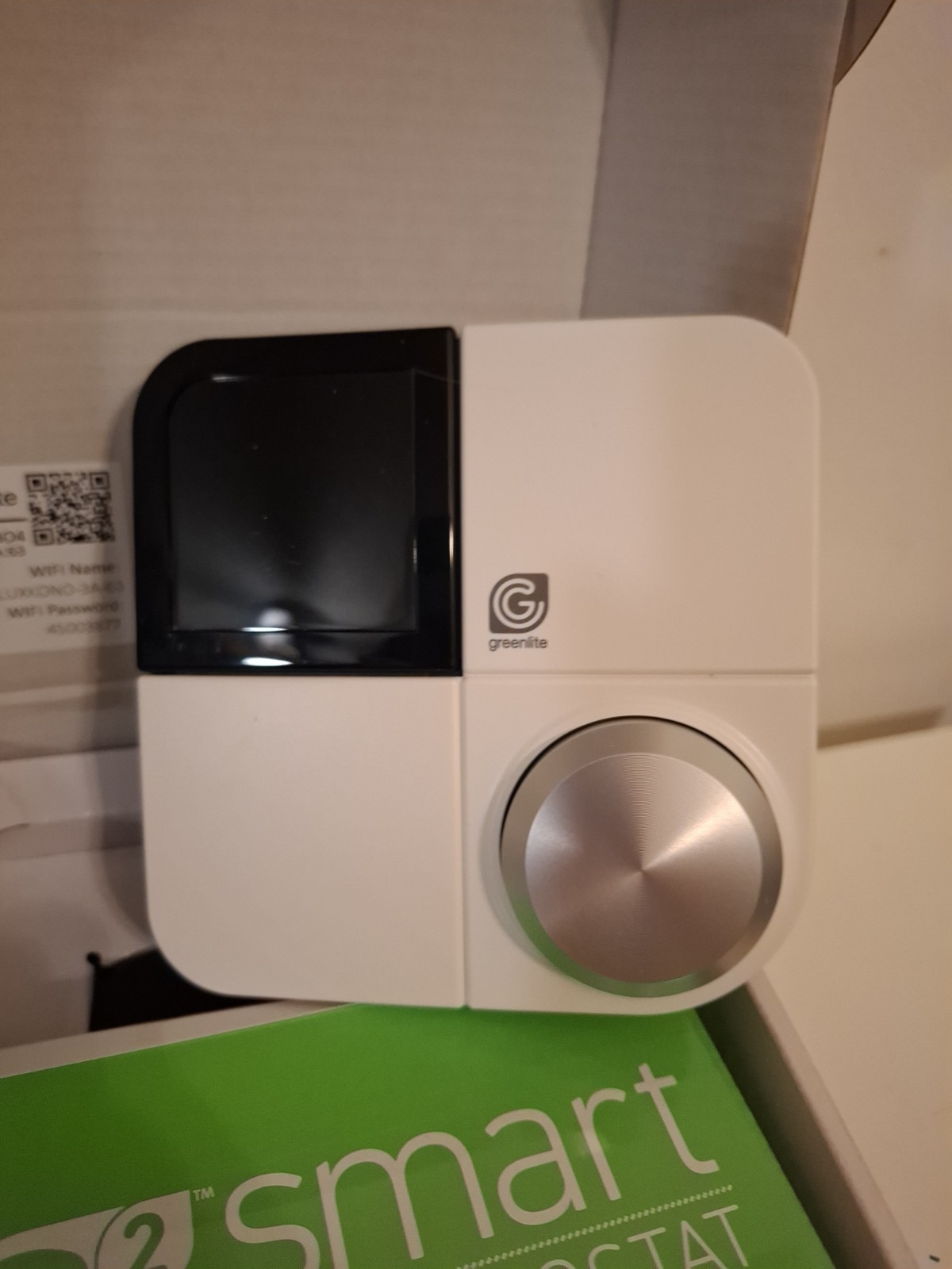 Greenlight G2 Smart Programable Thermostat (WIFI able) Complete OPEN BOX 2007