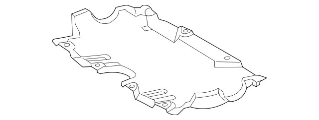Genuine Mercedes-Benz Radiator Support Splash Shield 205-524-02-30