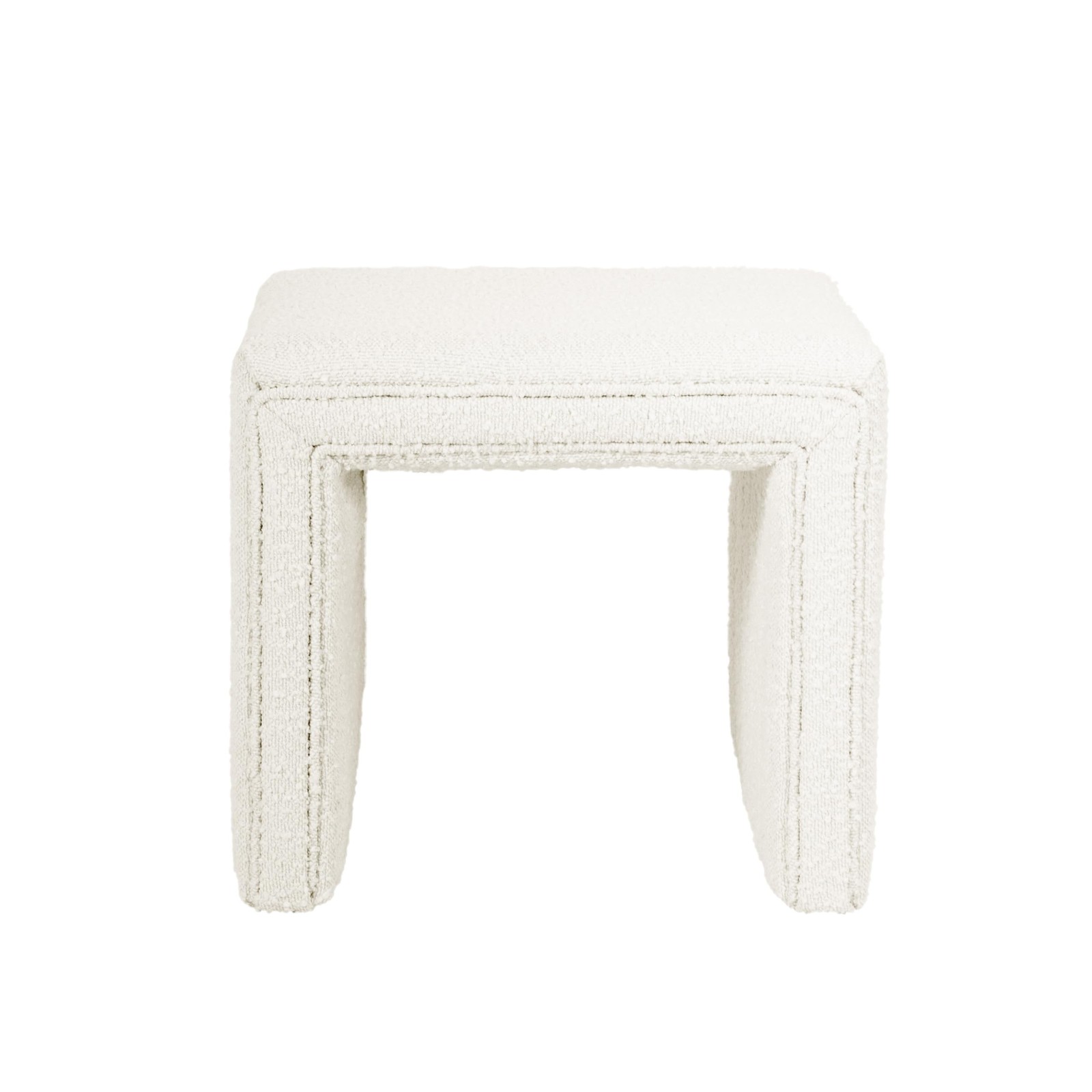 Modern Channel Tufted Ottoman Home Décor|Ottoman for Living Room & Bedroom - Cre