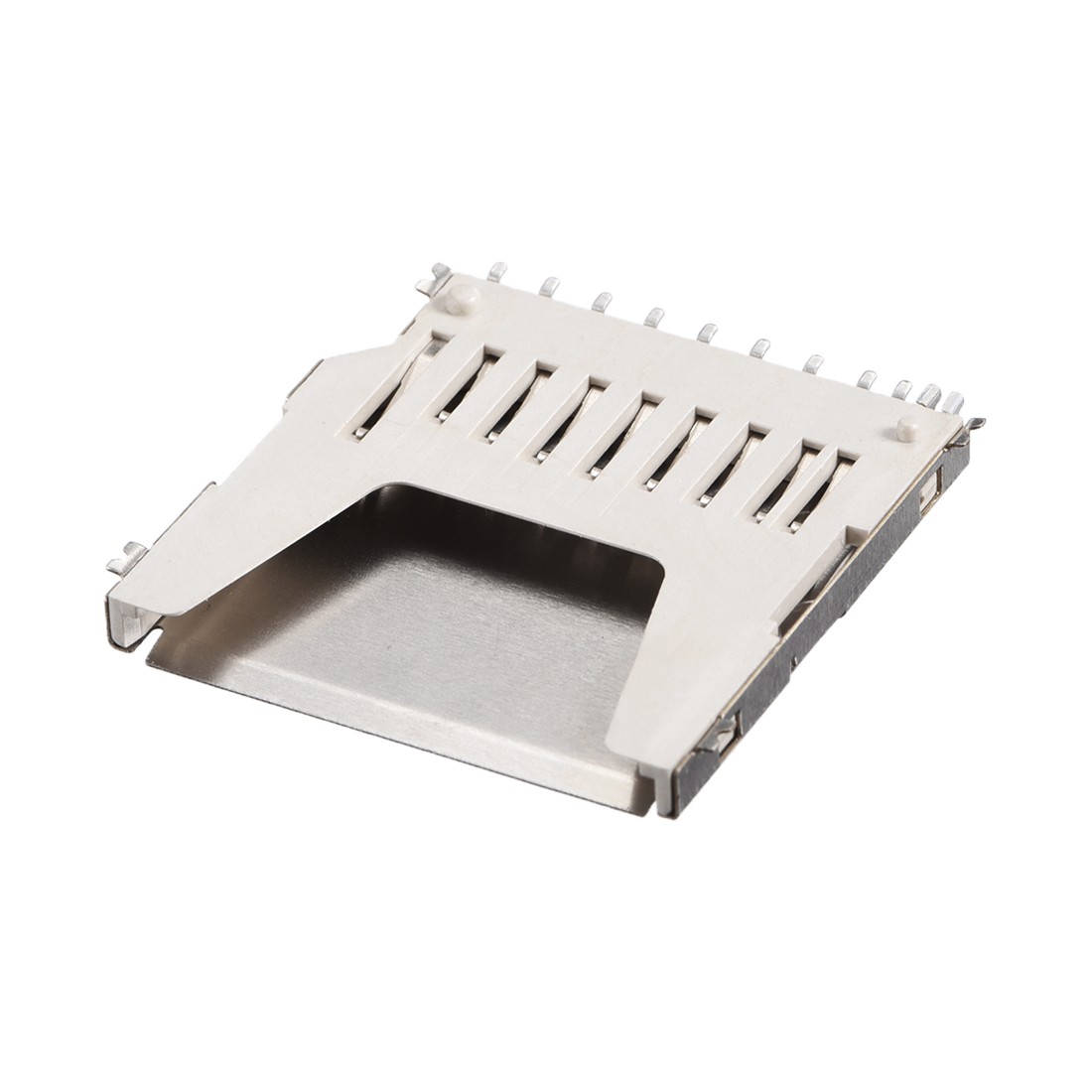 SD Memory Card Socket Long Body 11 Pin PCB Mount Connector 10pcs