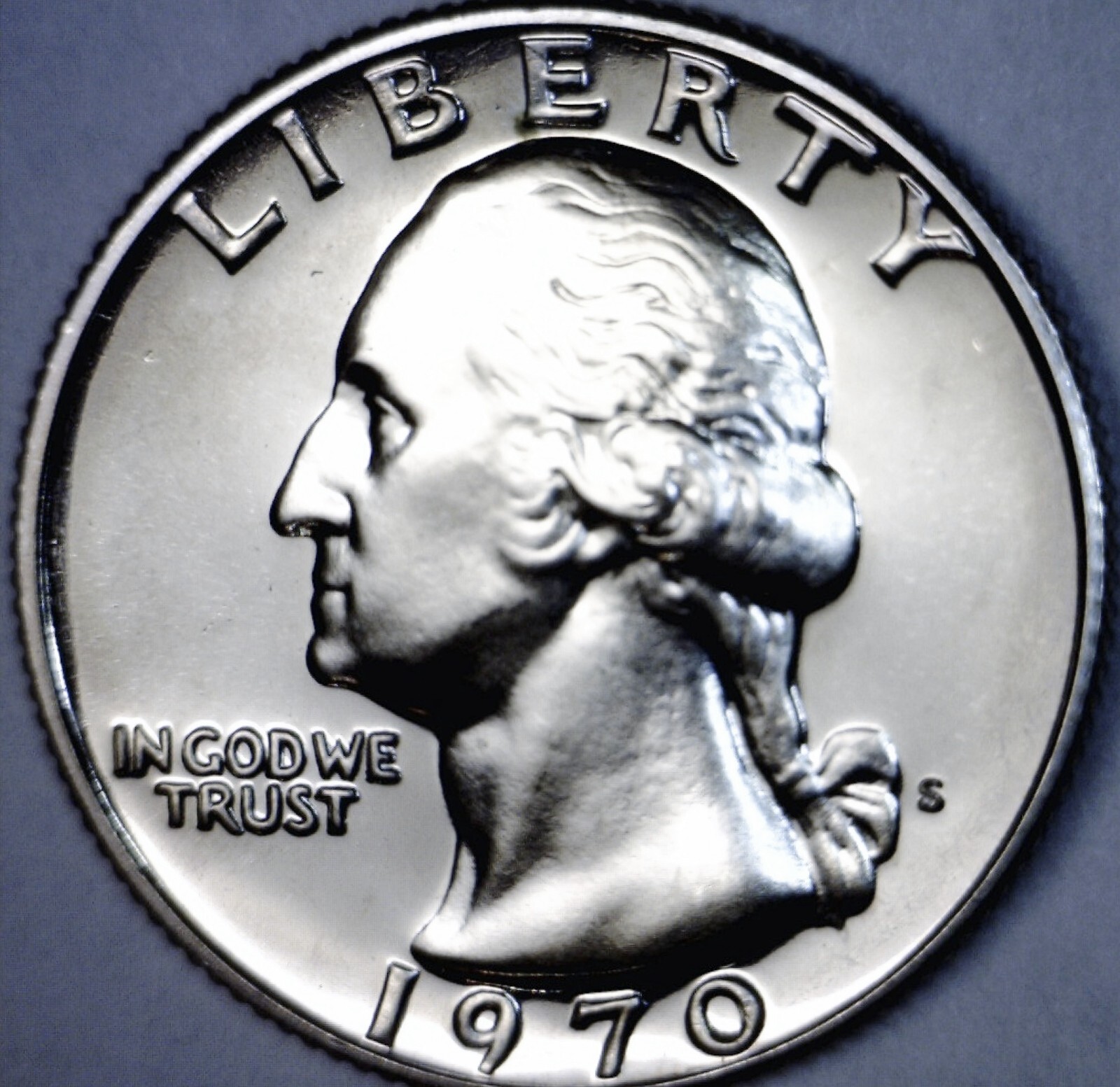 1970s GEM PROOF Washington Quarter Coin NICE FLASHY PRF w/  FREE SHIP