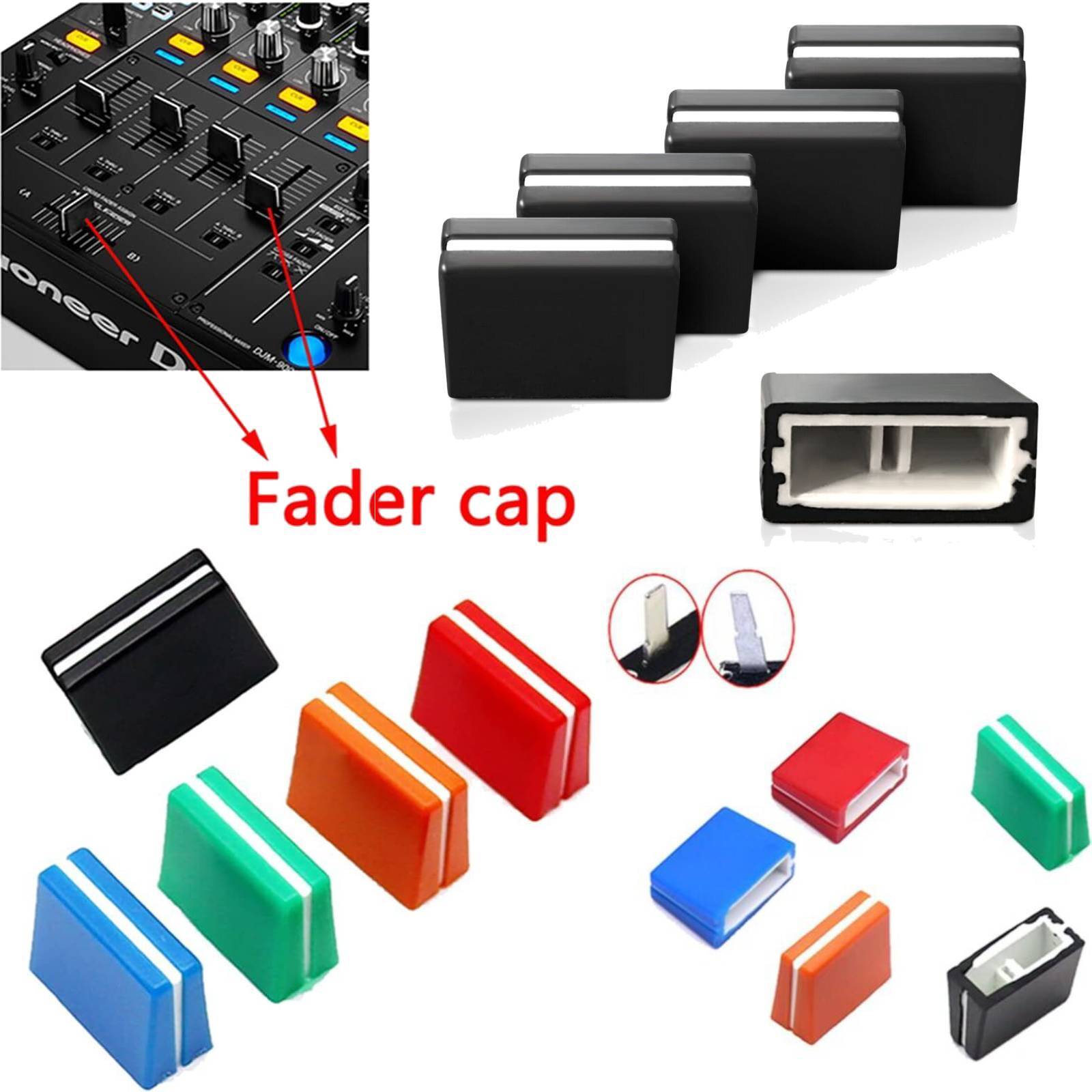 Color Fader Cap Slider Knob For Pioneer DJM600 700 750 800 850 900 DJ Mixer 5pcs