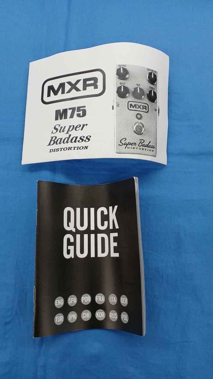 MXR M75M distortion 91373