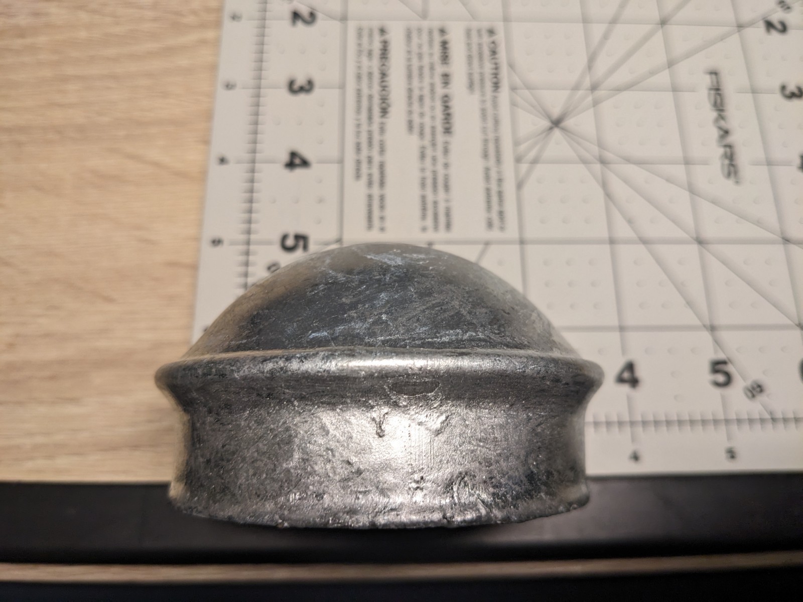 Chain Link Fence Post Cap 2-7/8" OD Galvanized Steel Corrosion Resistant