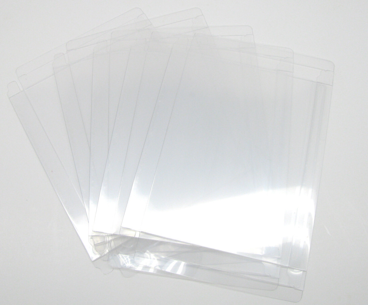 5X SONY PLAYSTATION PS5 CIB GAME - CLEAR PLASTIC PROTECTIVE BOX PROTECTORS CASE