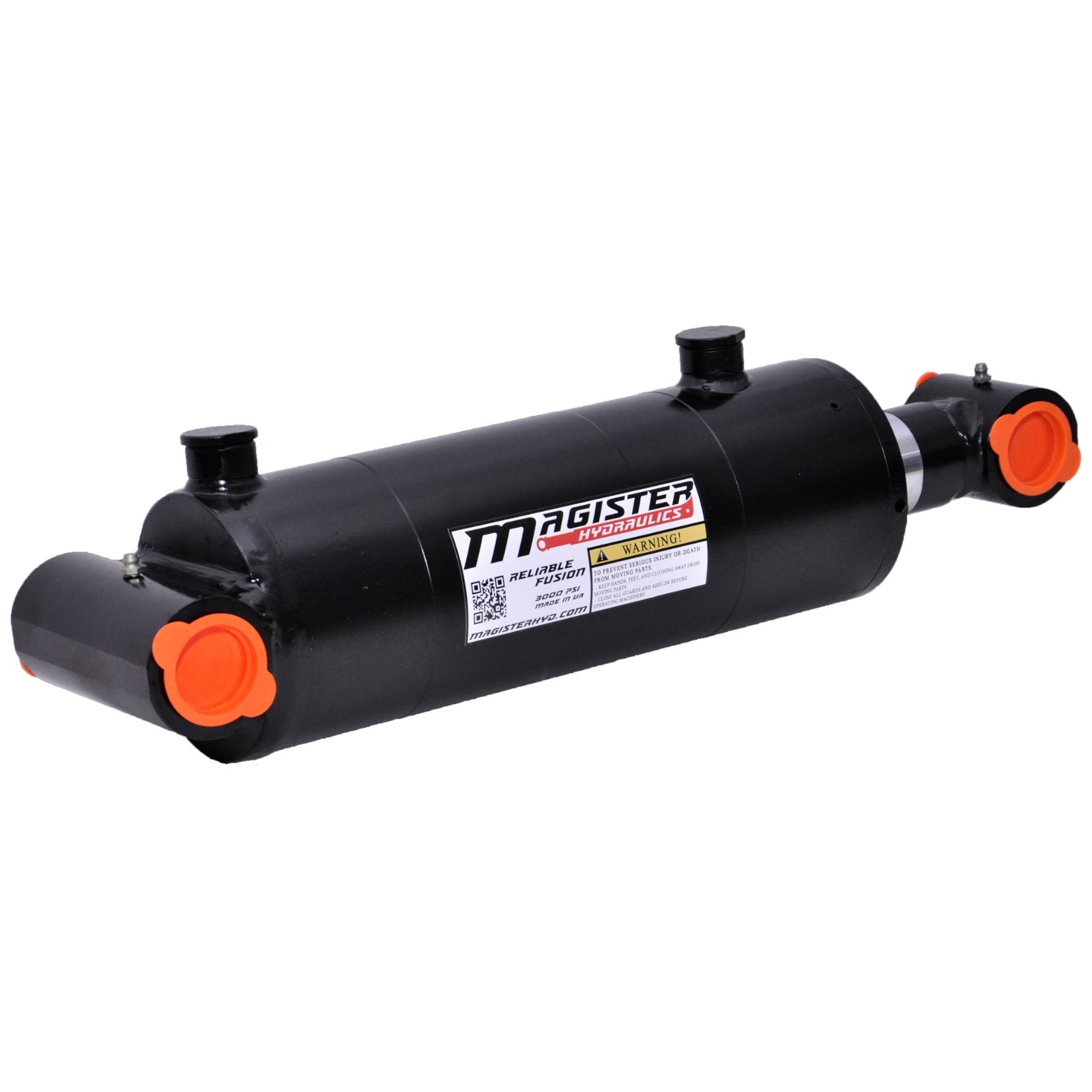 Hydraulic Cylinder Welded Double Acting 4" Bore 10" Stroke Cross Tube 4x10 NEW