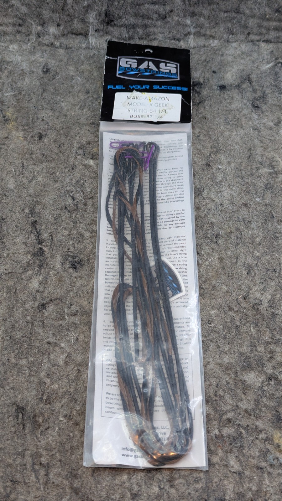 🔥New/Sealed🔥 Gas Bowstring Amazon X Geek String 54 1/4 Bus 32 1/4
