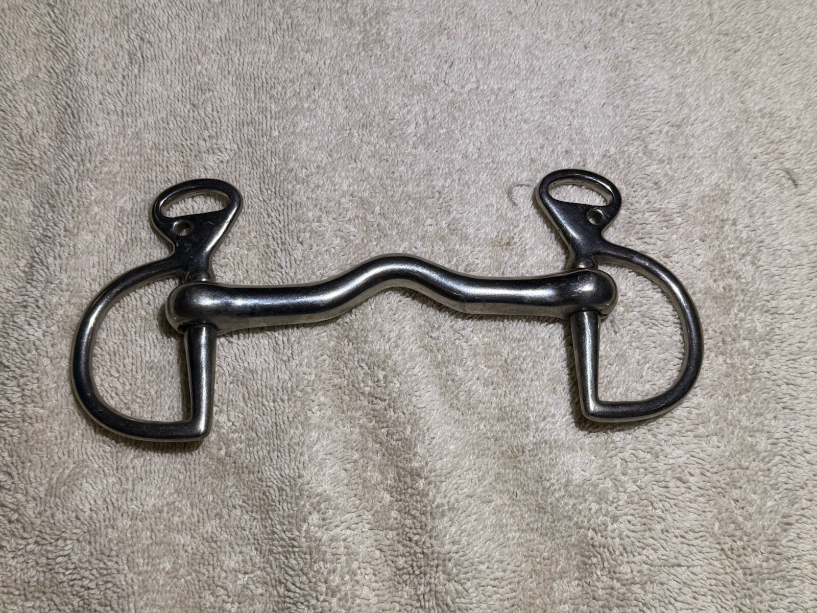 Eldonian Kimberwick Low Port Stainless Steel Bit 5 Inch Mouth D Ring