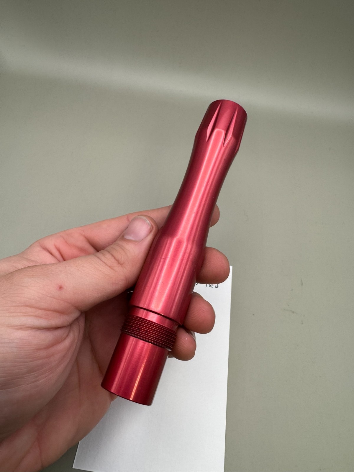 Custom Products Paintball Barrel Back-Gloss Red 693 Bore AC Thread