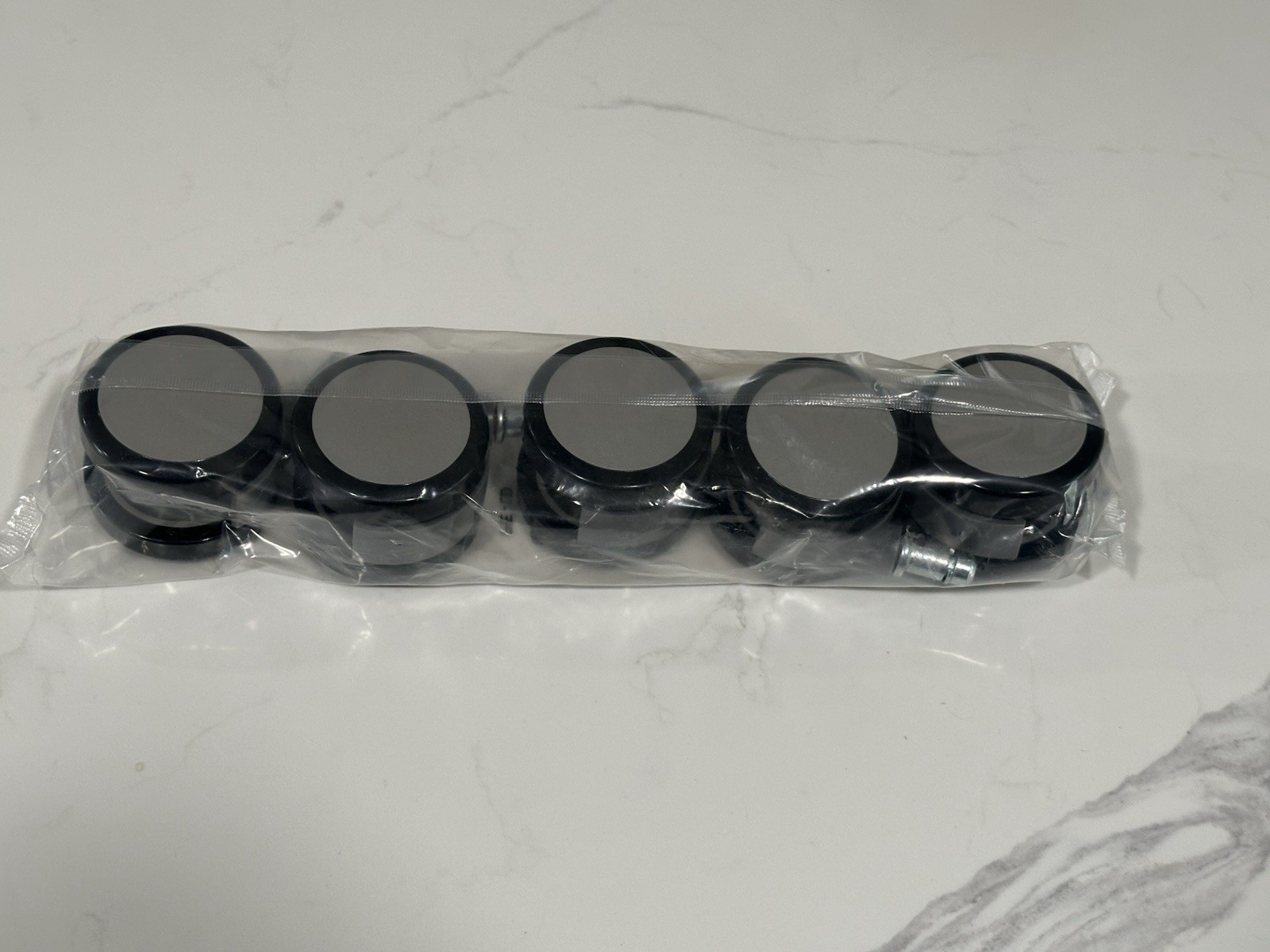 2 Inch Swivel Casters Nylon Twin Wheel Universal Stem Caster Brand New Set Of 5