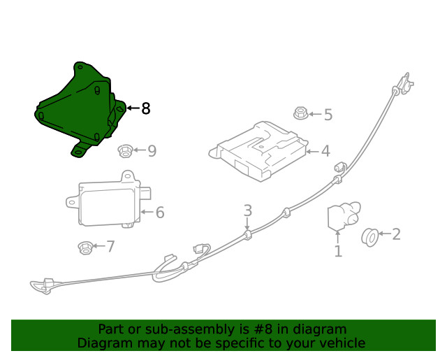 Genuine Subaru Mount Bracket 87613sg010