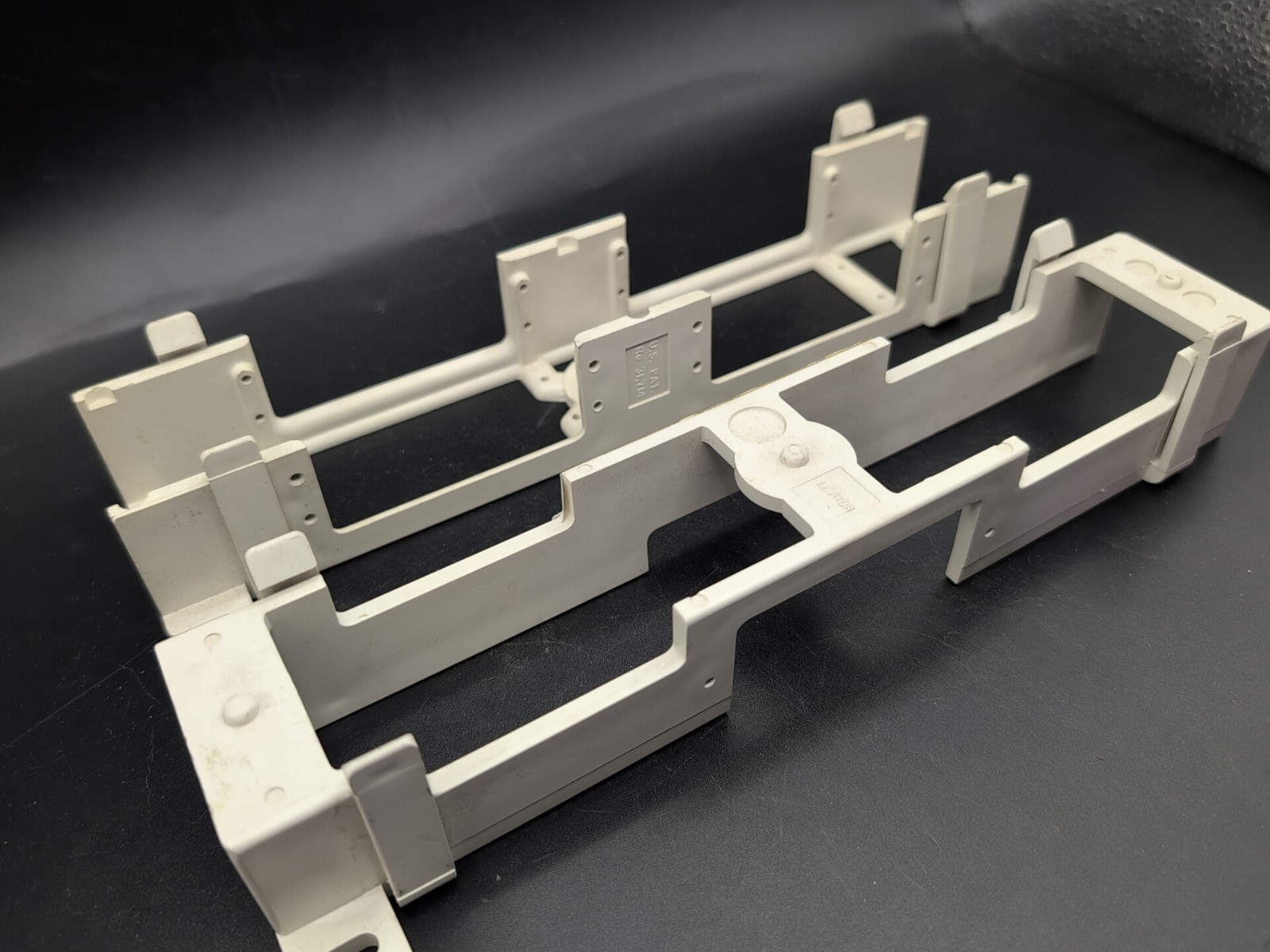 Wall Mounting Bracket Mount for 66 Type Punch Down Wiring Block White (Qty 2)