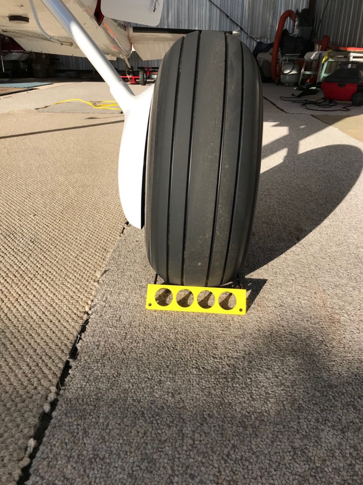 Aircraft Wheel Chocks  with "N" number 2" x 2" x 8"