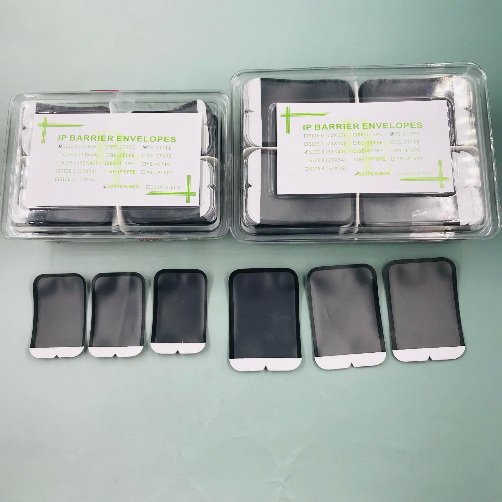 1000Pcs Size 2&0 Barrier Envelopes for Phosphor Plate Dental Digital X-Ray ScanX