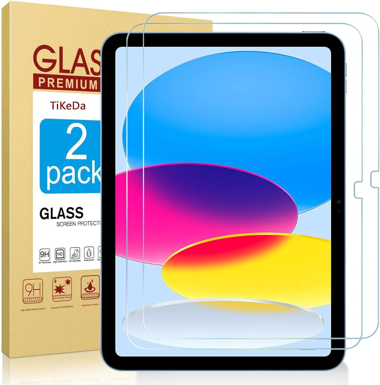 Screen Protector for Ipad A16 2025 11Th/10Th Generation 2022 (11-Inch/10.9), HD