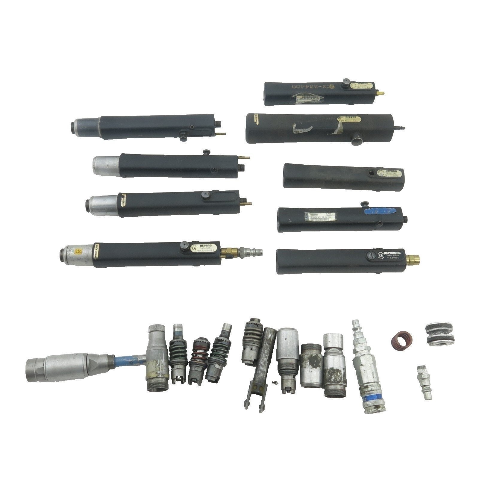 Deprag Minimat Ultra Pneumatic Air Drill Model# 346-328U  343-518U PARTS LOT