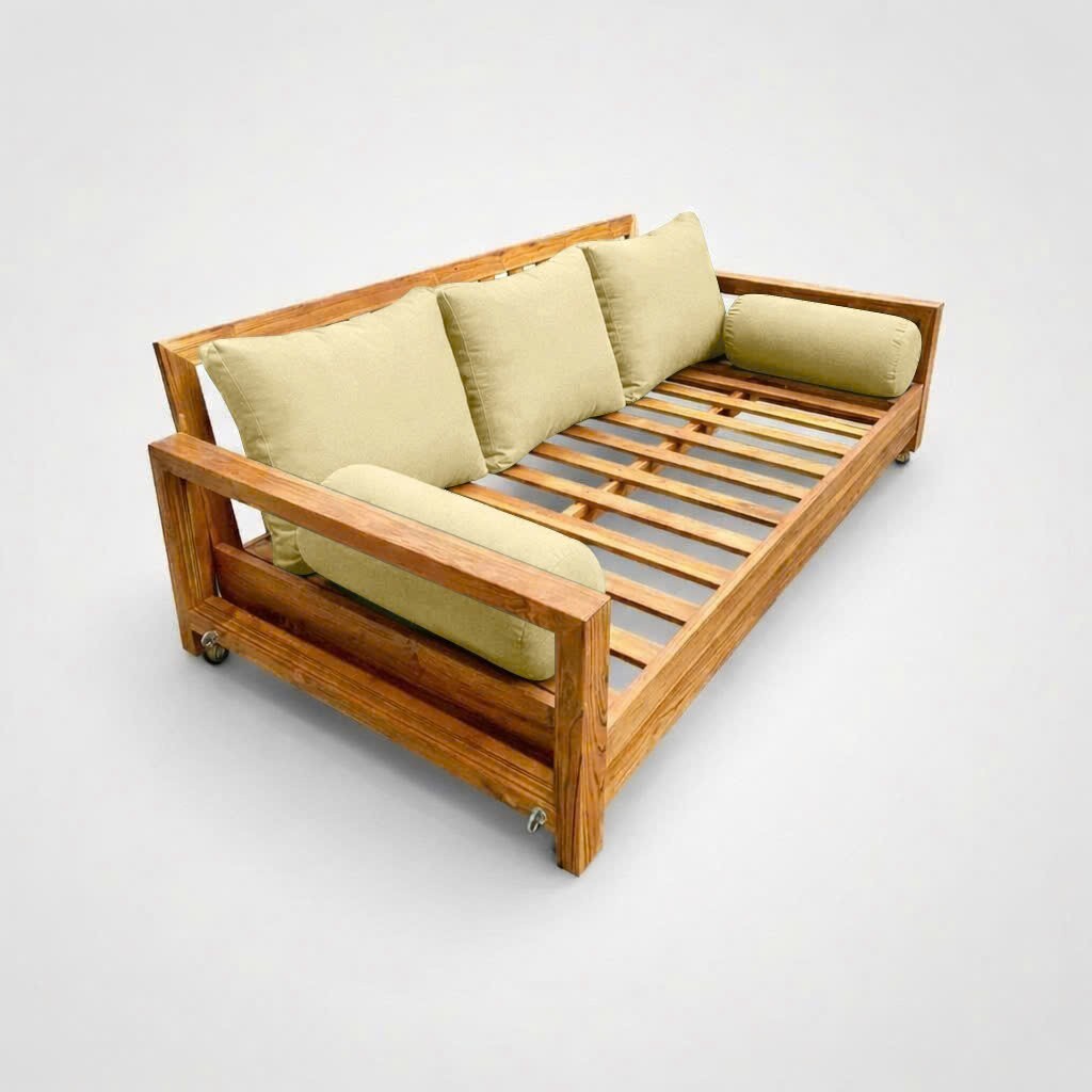 |COVER ONLY| STYLE 3 Twin Bolster Pillow Daybed Porch Swing Knife Edge AD103