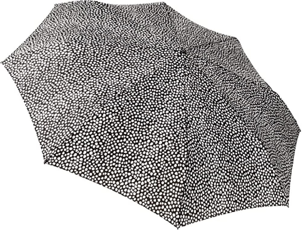 Totes NeverWet technology, Auto Open Close Medium, Black With White Dots