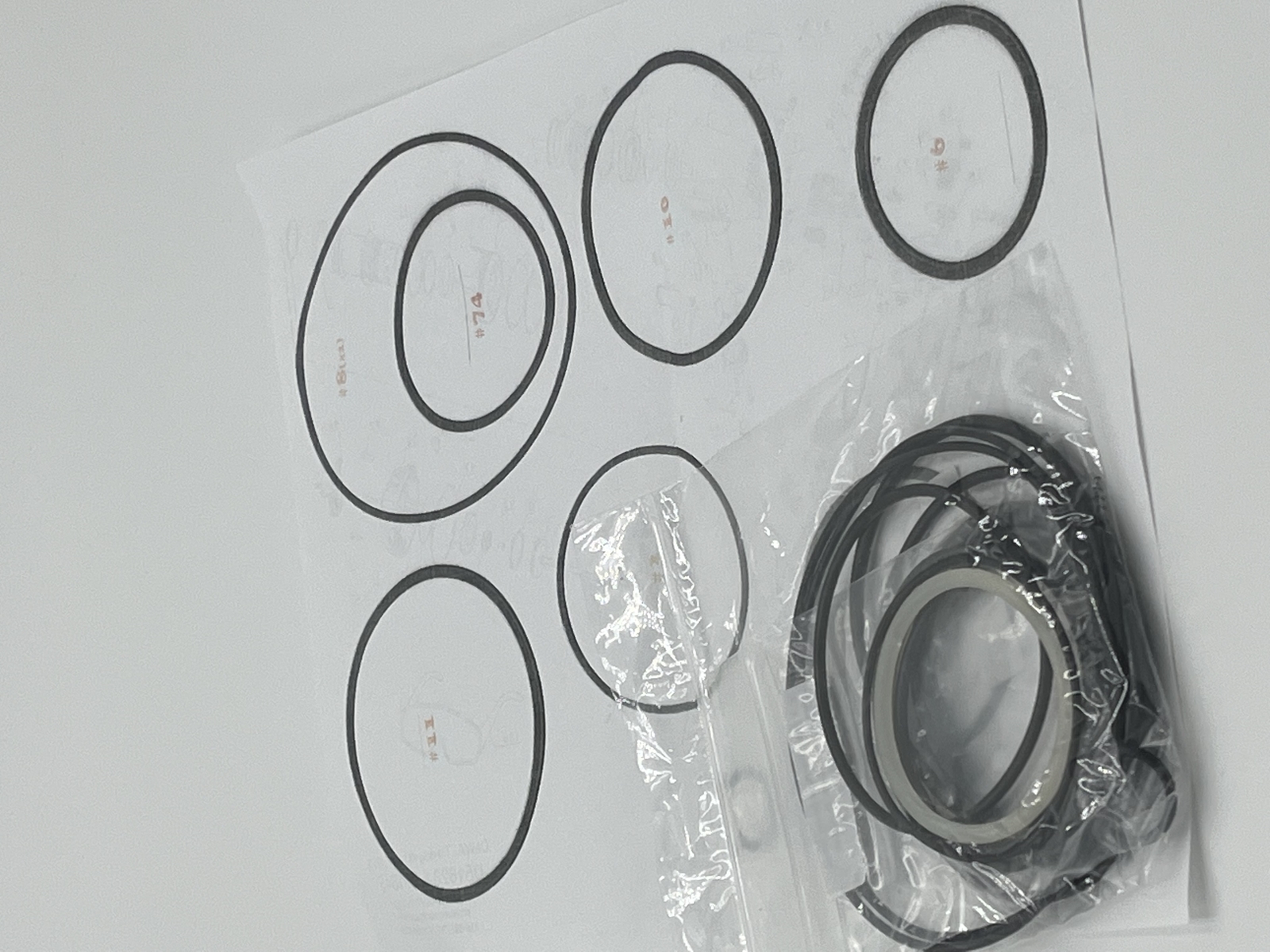 Nailer o-ring kit compatible for D51845  D51823 Type 2, 2A & 3