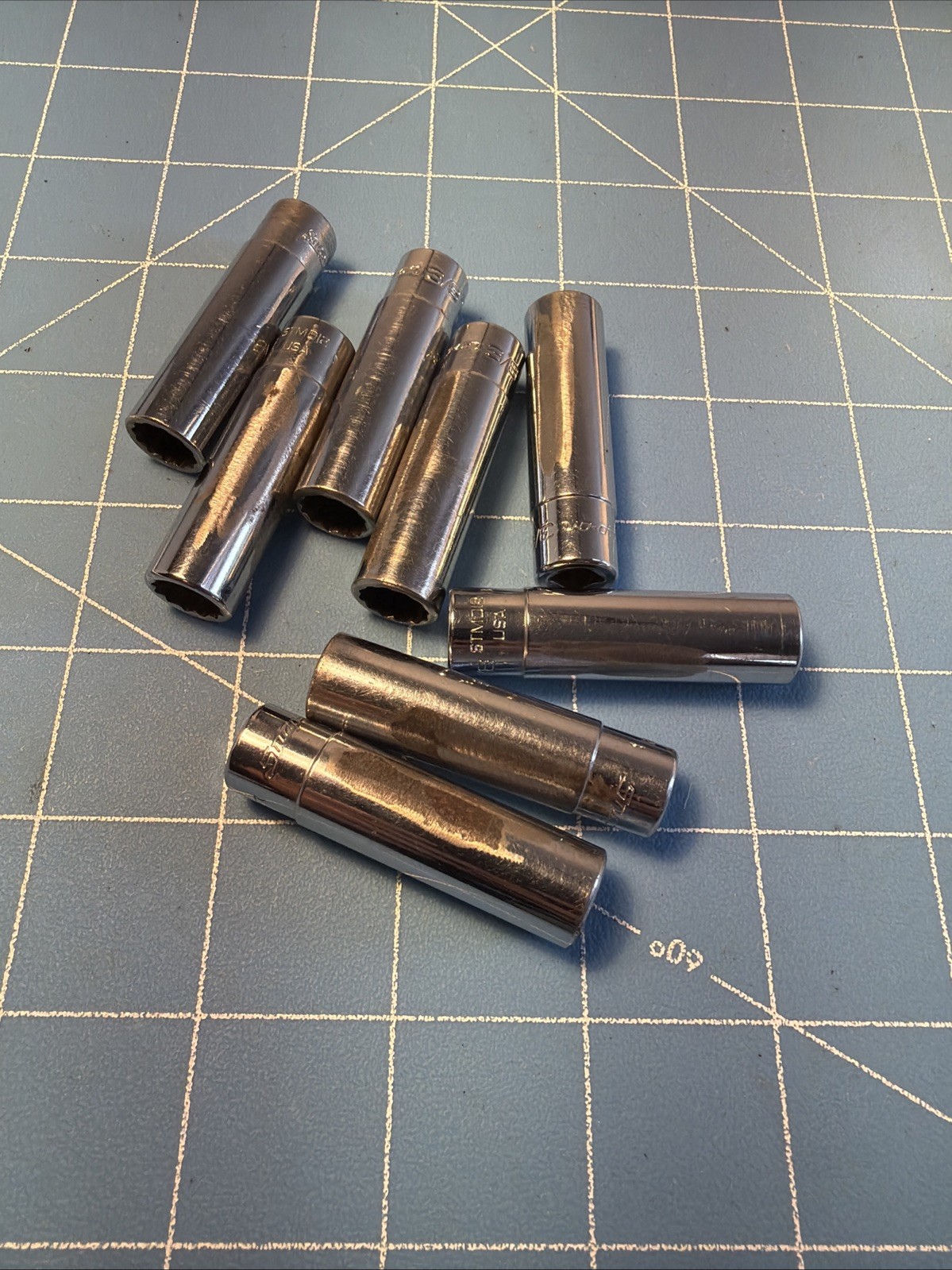 Snap On STMD12 3/8" SAE  Deep Socket 1/4" Drive 12 Pt USA you get 1 of 8