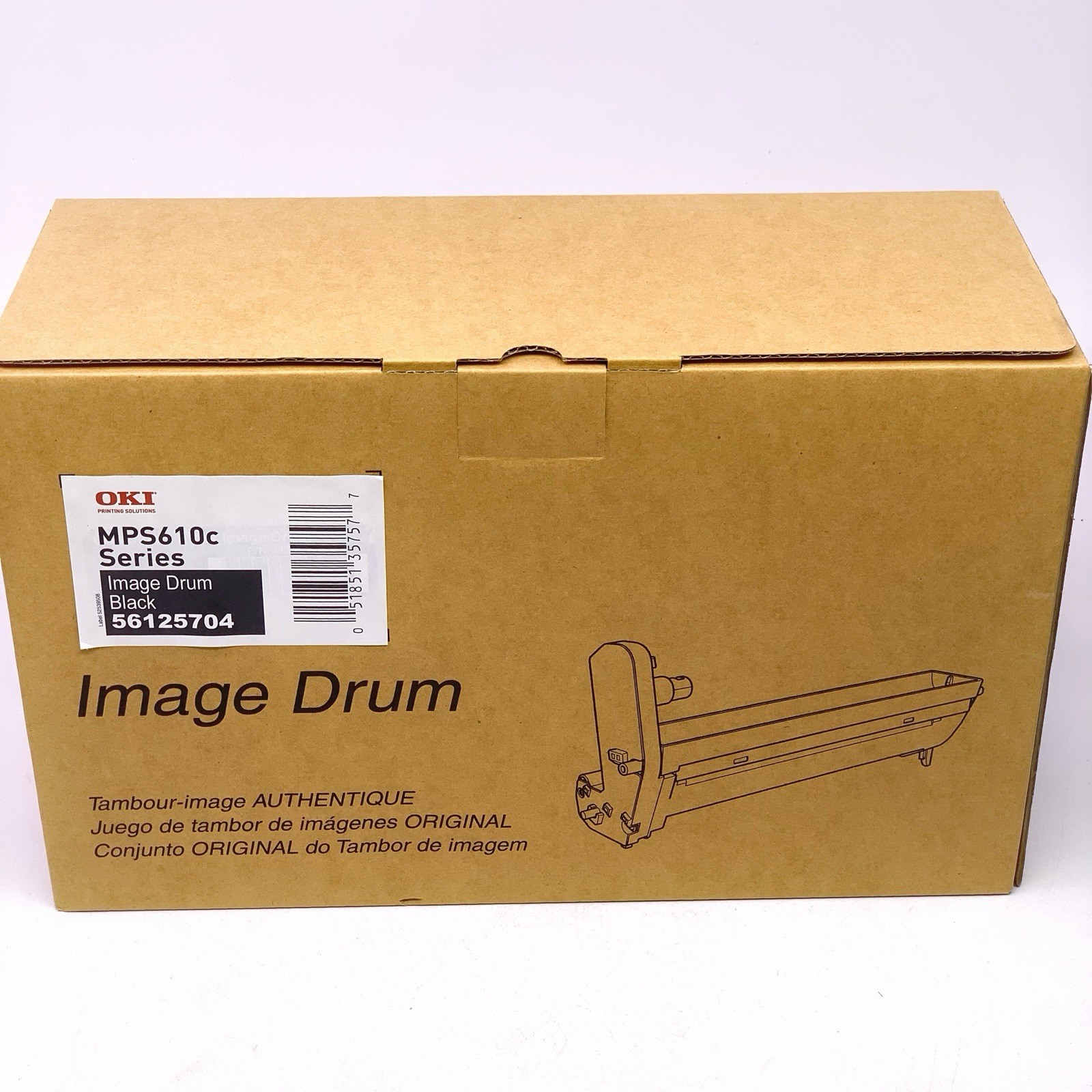Genuine OEM OKI Printing Solutions Image Drum MPS610C Black #56125704 Brand NEW