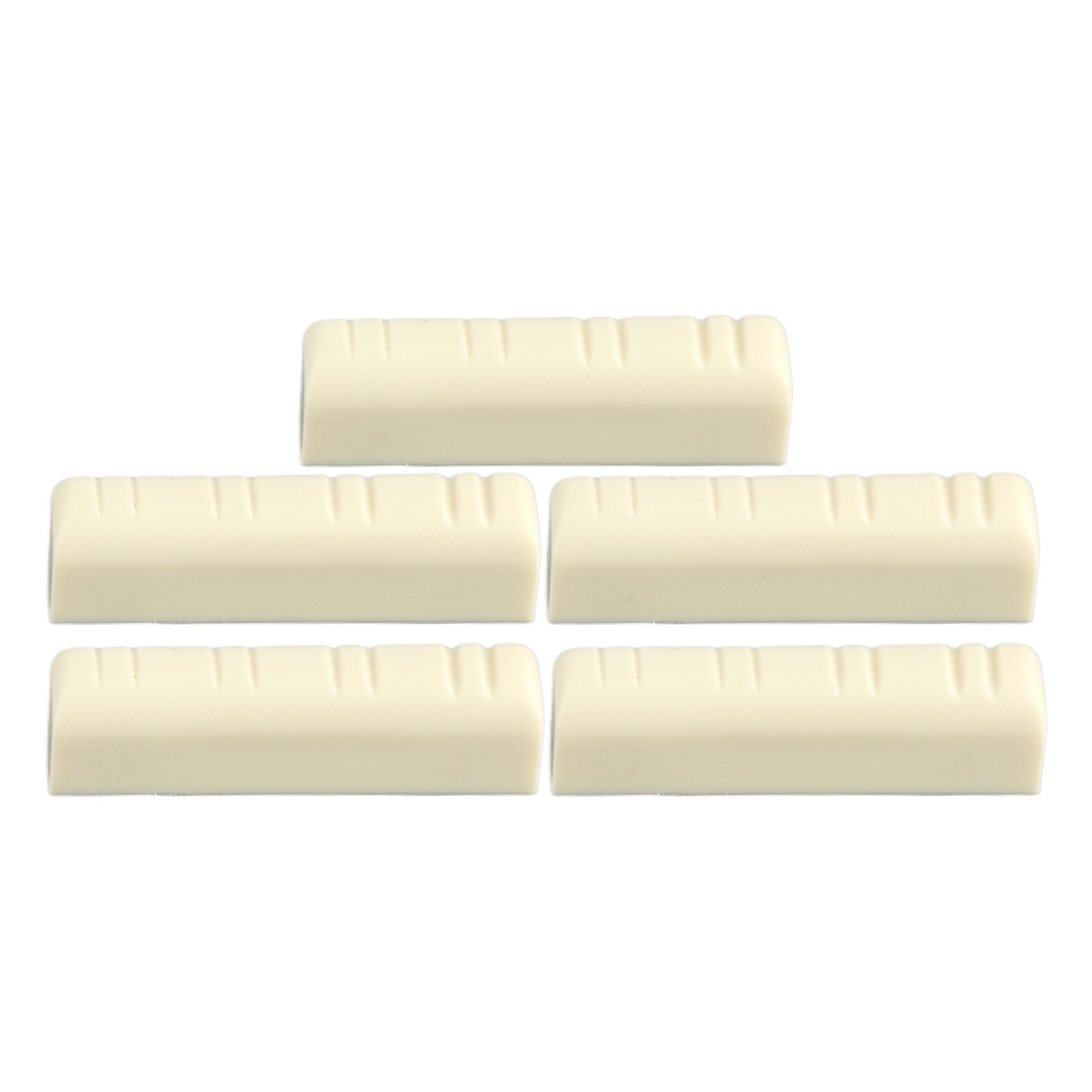 5Pcs Mandolin Bridge Nut 8 String Plastic 3.5cm Universal Instrument Accessory