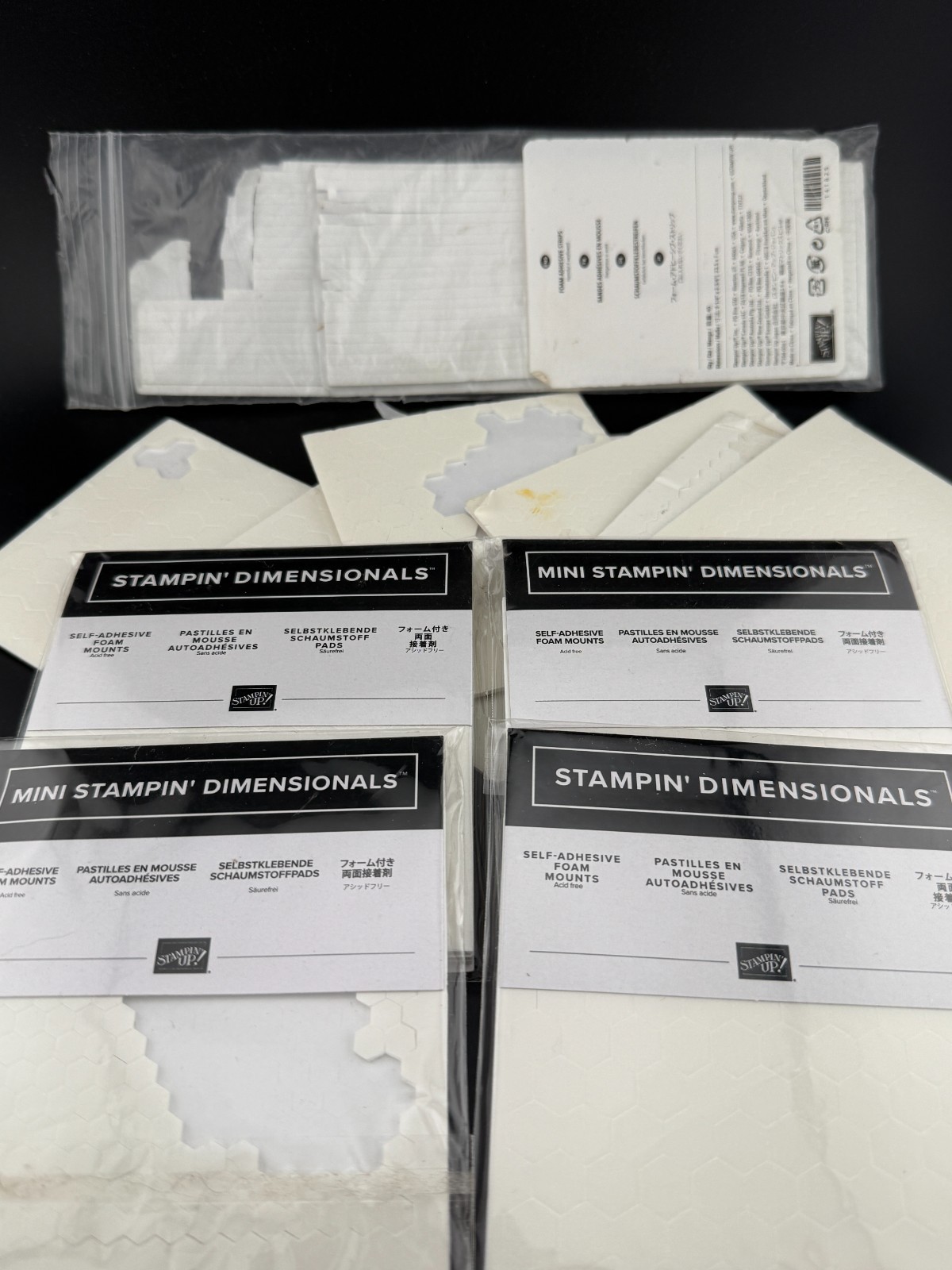 Stampin' Up! Dimensionals Lot Adhesive Foam Mount Minis Stamping Paper Crafts