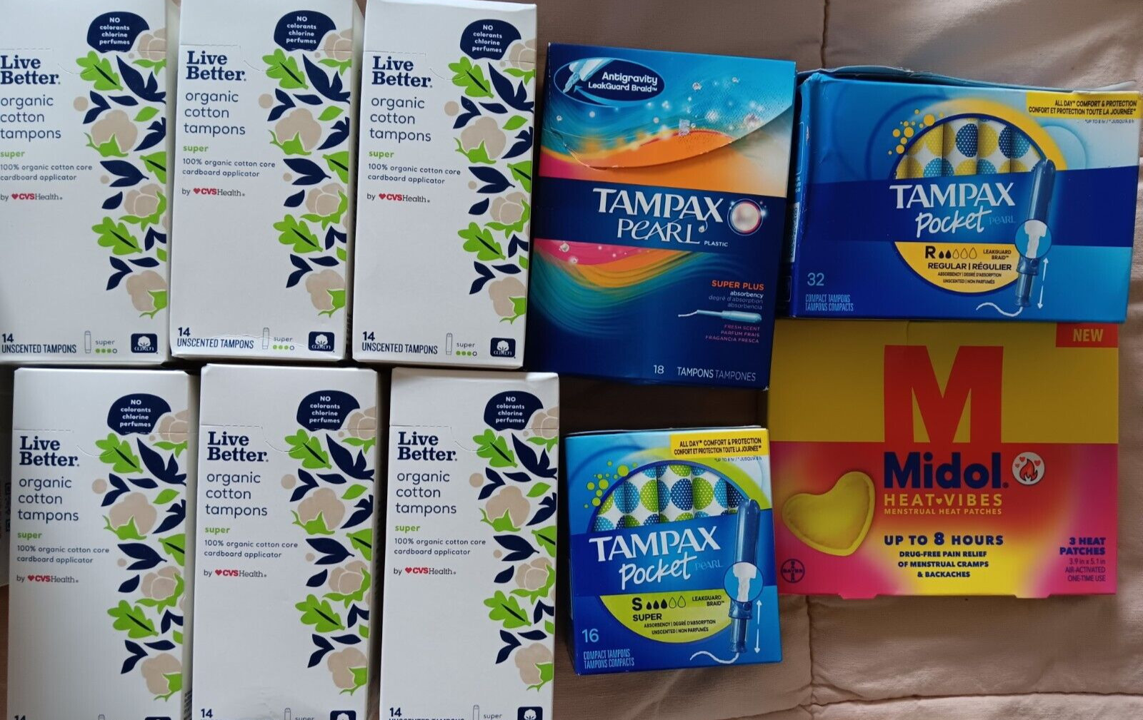 Feminine Hygiene Wholesale Lot Back To School Dorm Office Xmas Christmas 814233