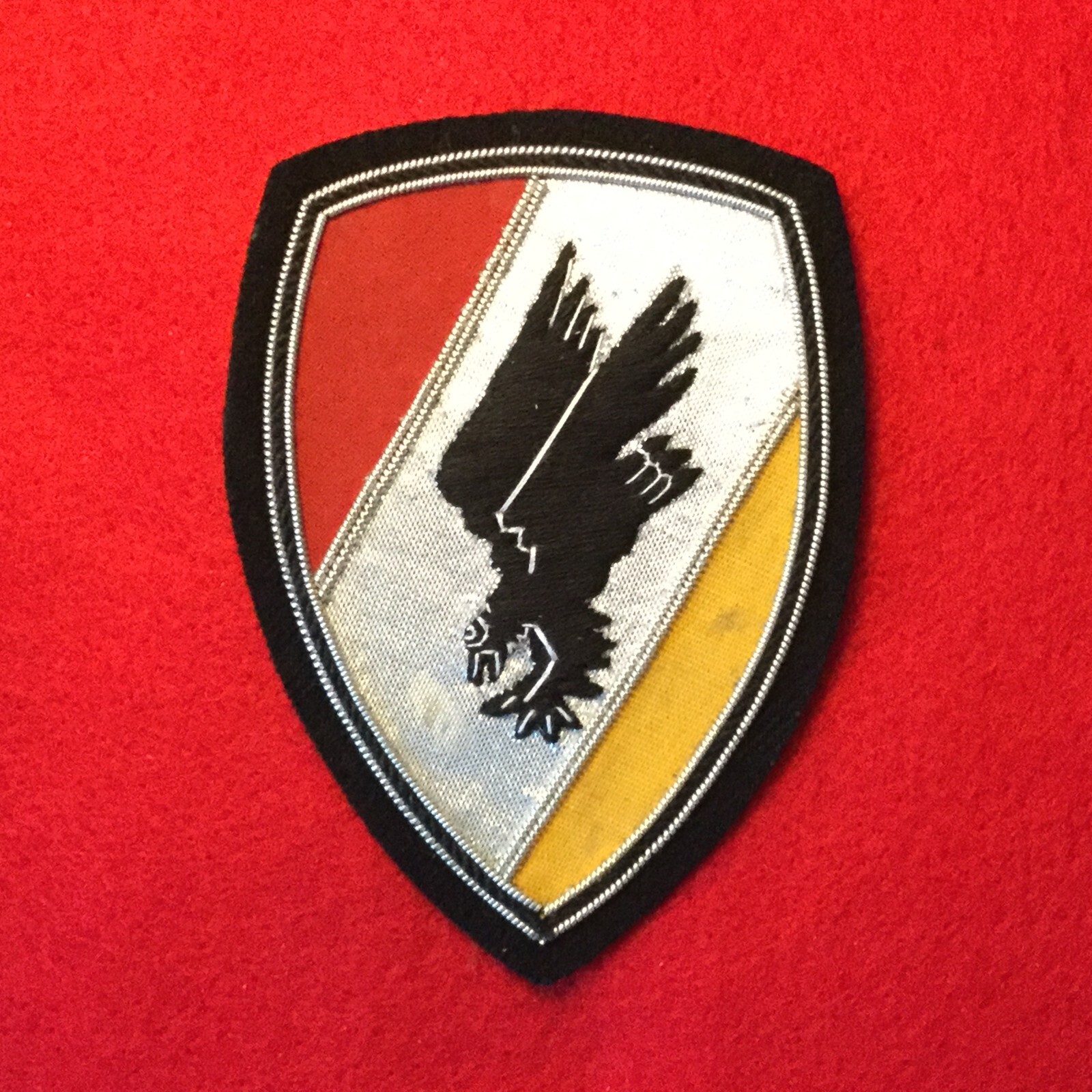 Luftwaffe STAB-JG-30 Silver Bullion Red, Yellow
