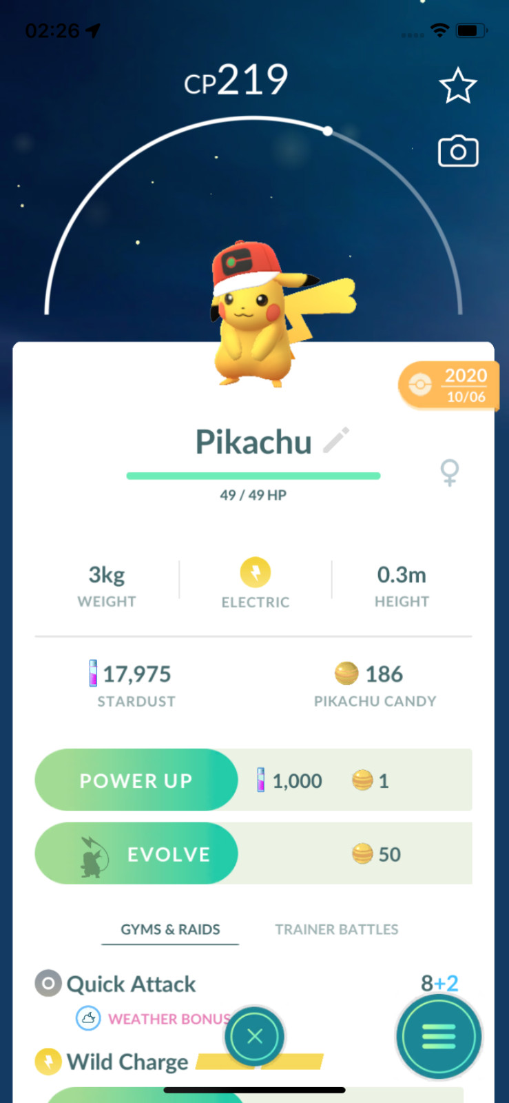 Pokemon Pikachu World Cap !! Same Day Shippment or Next Day Guaranteed ! Go
