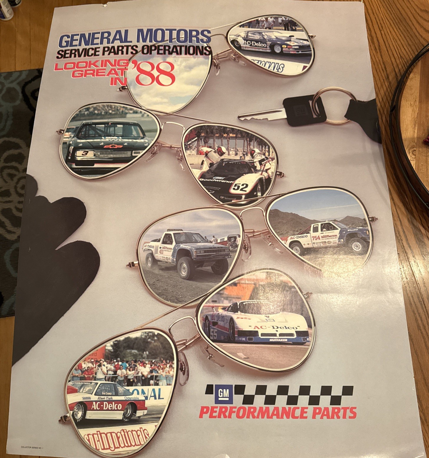 GM Performance Parts  Racing Poster Service Parts 32x24