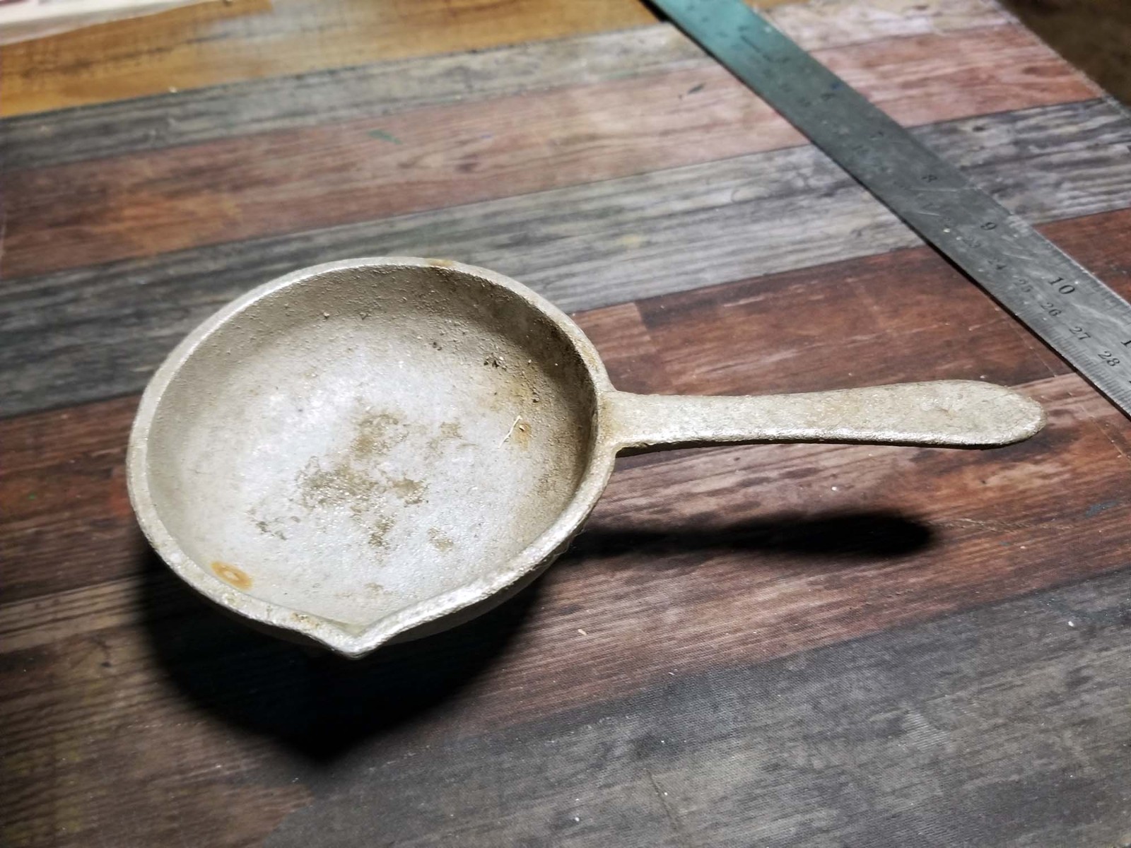 Vintage Cast  Reproduction From Original Old Bullet Mold Ladle 7 Inches Long