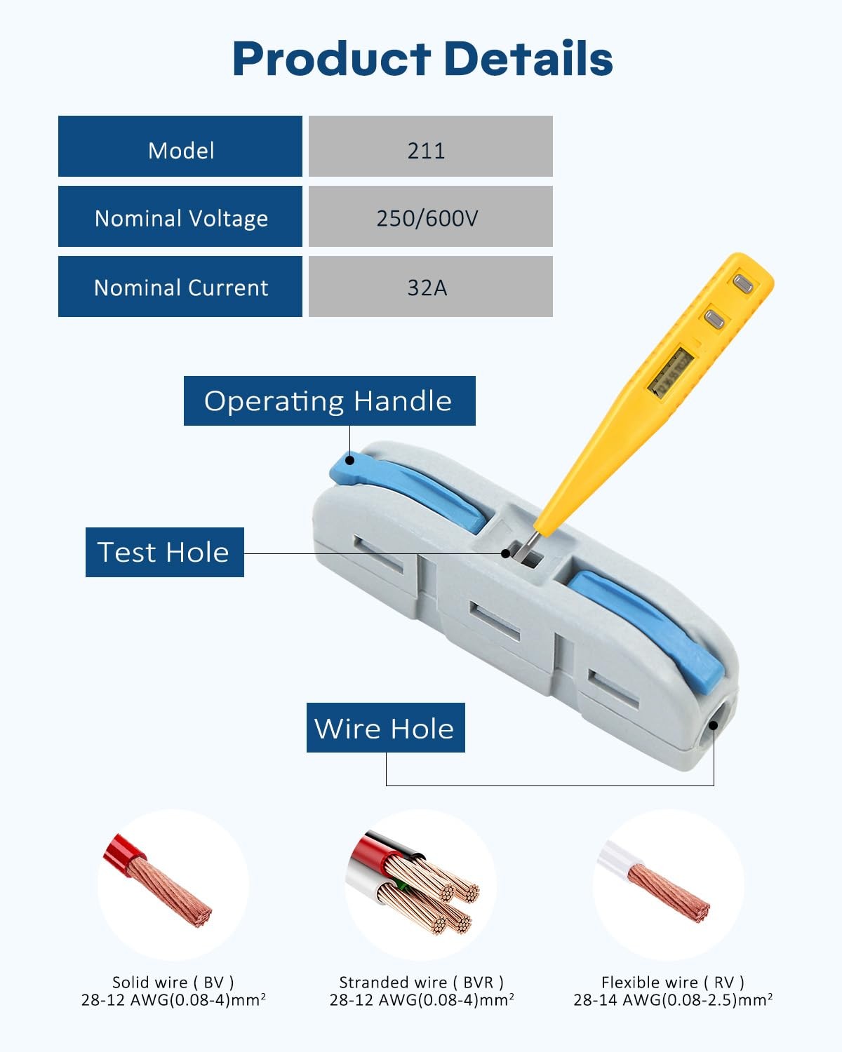 20PCS Wire & Electrical Connectors, Lever Connectors, Quick Install