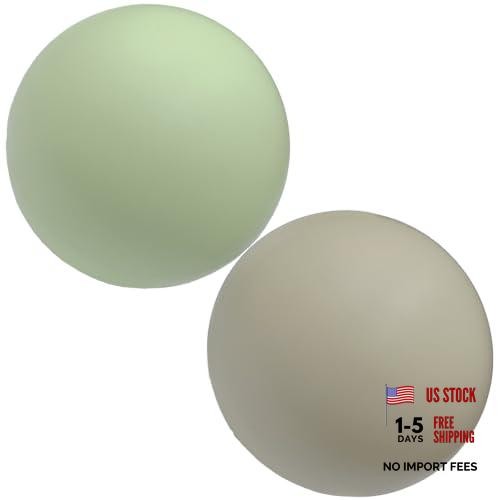 Firm Massage Lacrosse Balls for Myofascial Release - 2 Smooth Balls