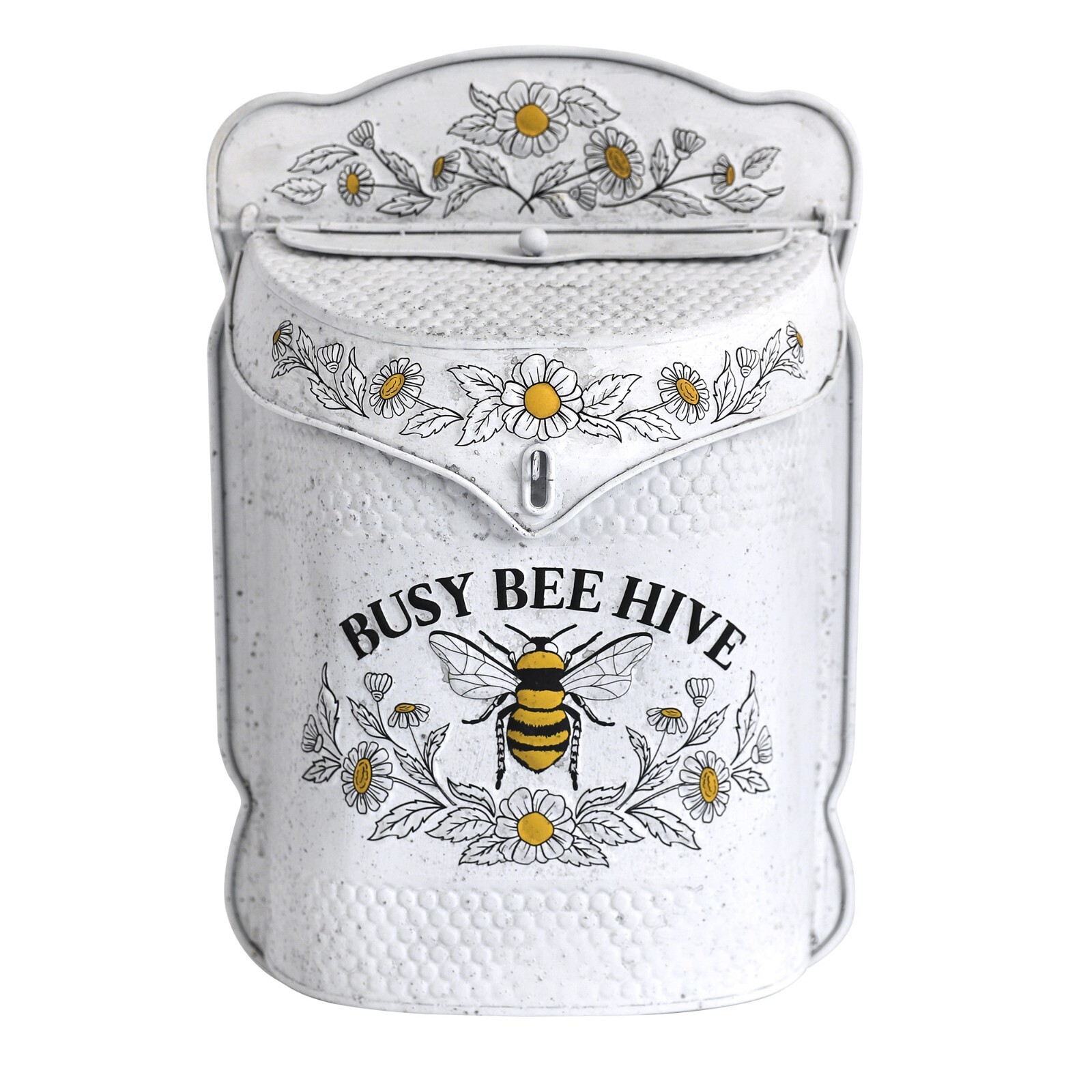 Bee Mailboxes Wall Mount Vintage White Mailboxes for Outside