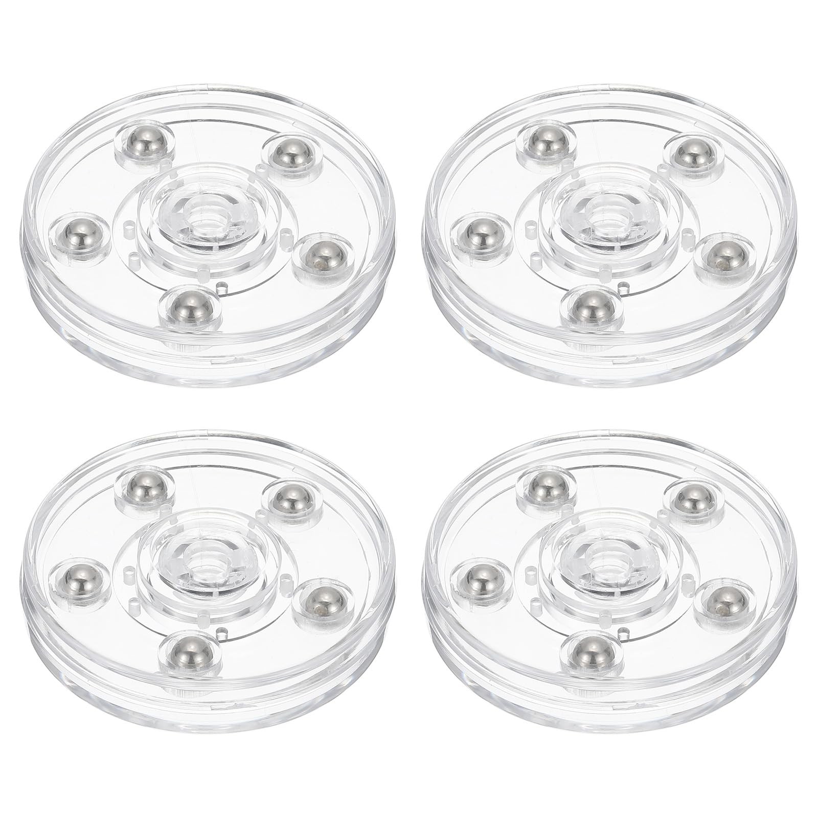 PATIKIL 2.5 Inch Heavy Rotating Swivel Stand, 4Pcs 360˚ Rotation Lazy 2.5inch