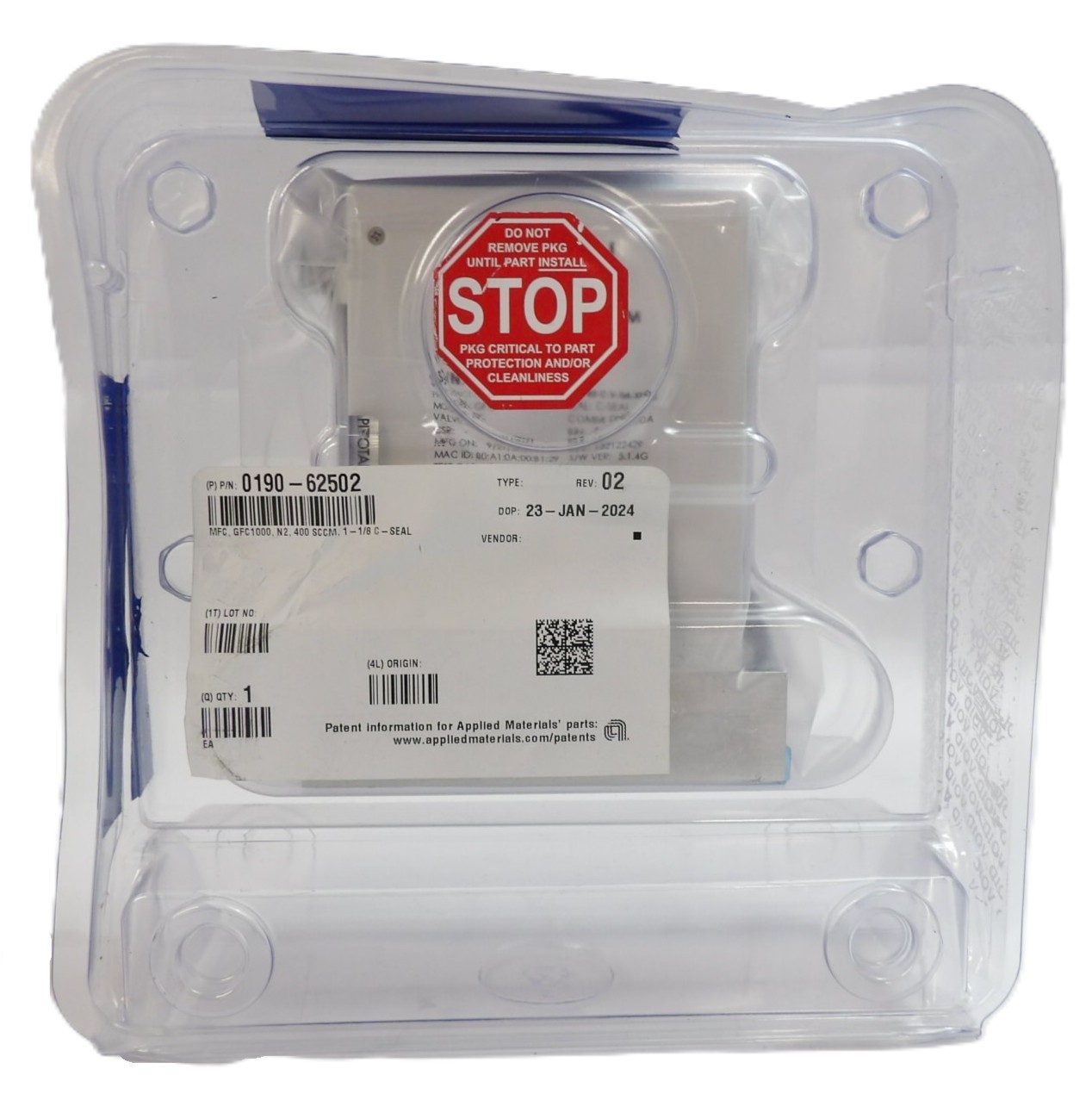Pivotal Systems 32-03437 Mass Flow Controller MFC GFC AMAT 0190-62502 New