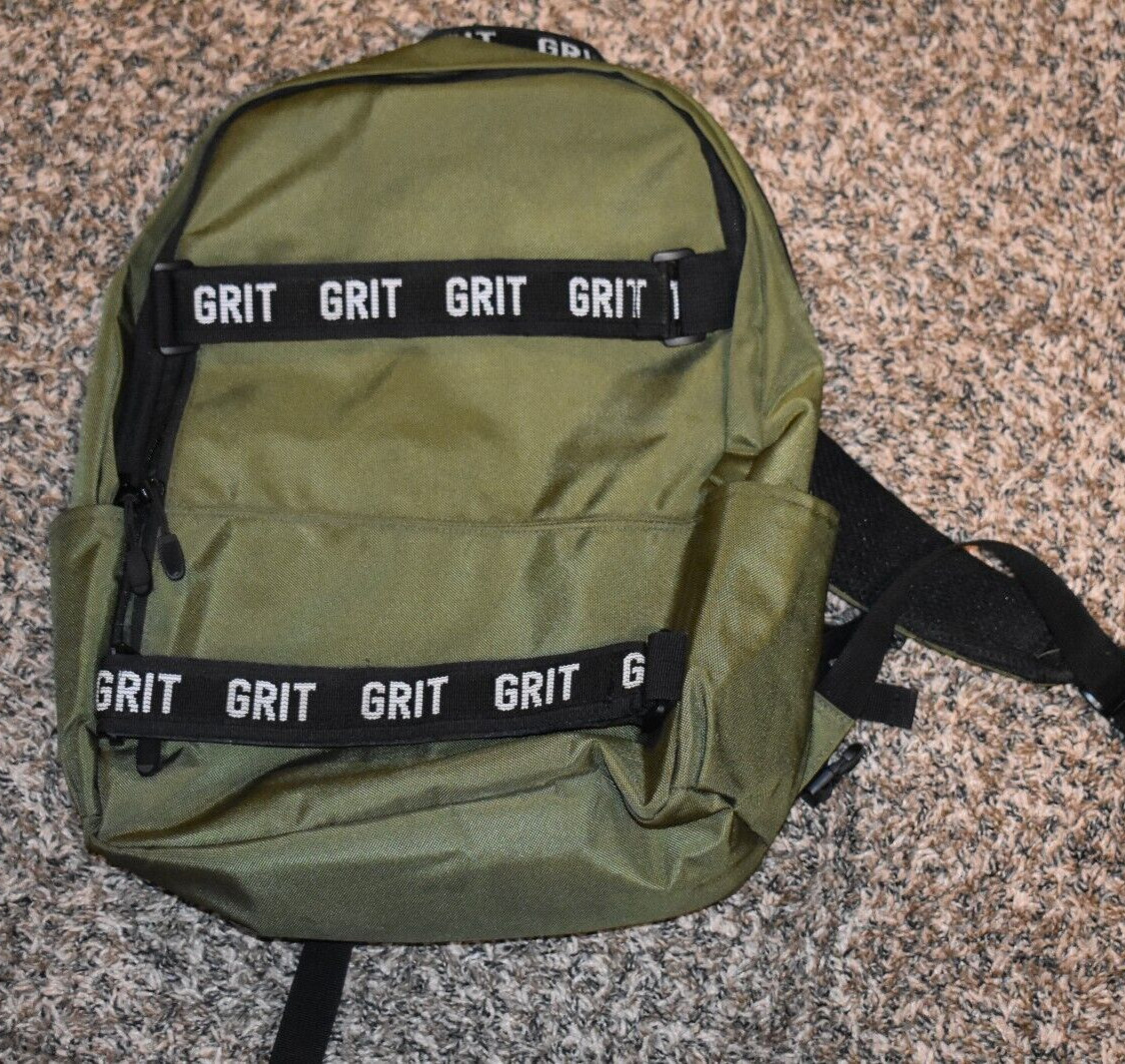 GRIT PADDED LAPTOP BACK PACK BAG GREEN